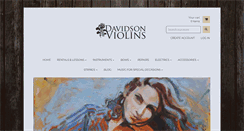 Desktop Screenshot of davidsonviolins.com